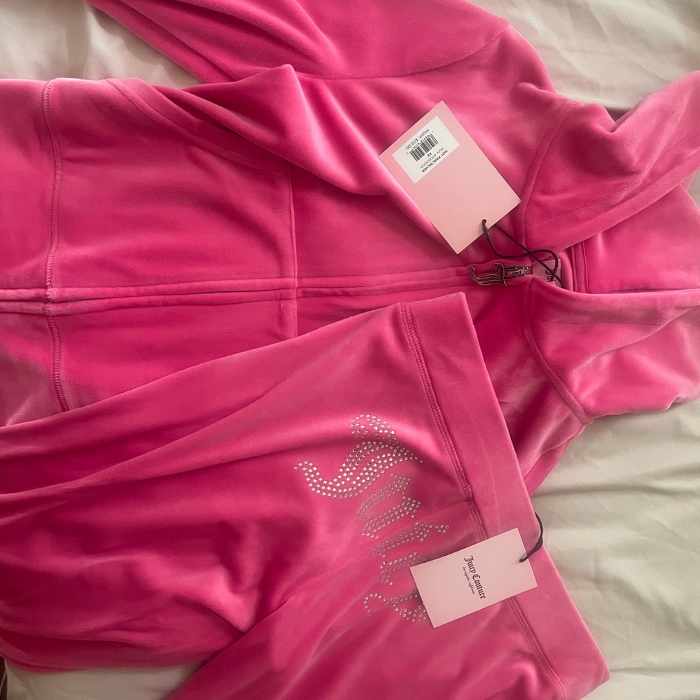 Juicy Couture Velour Bling Tracksuit Set